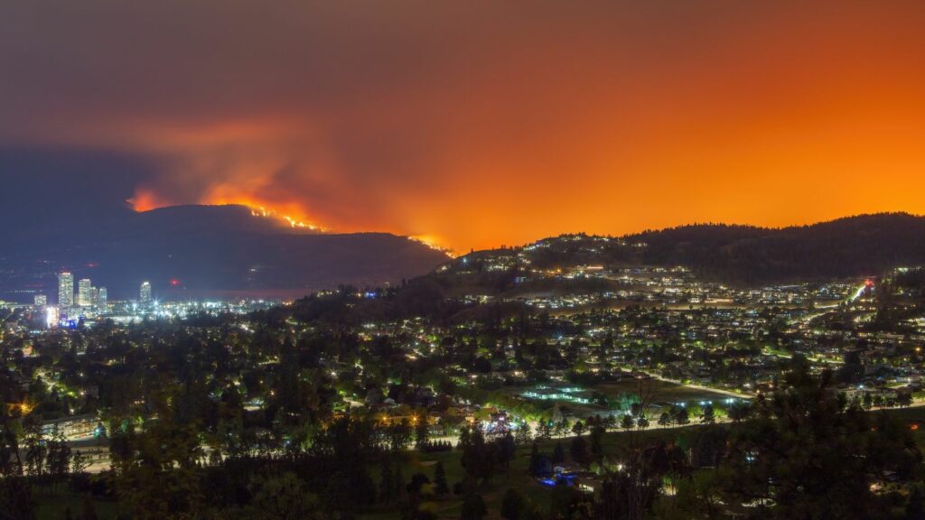 Canada's 2026 wildfire season burn area compared to historical averages
